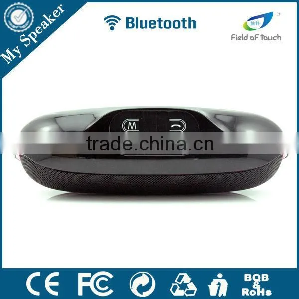 S309 Silver color Stereo sound bluetooth speaker with NFC,bluetooth radio with USB