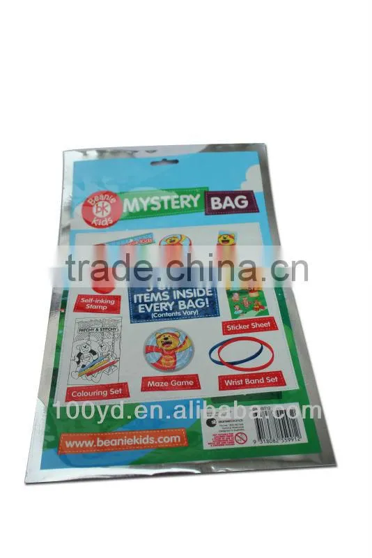 customized cartoon printing aluminium foil packaging bag