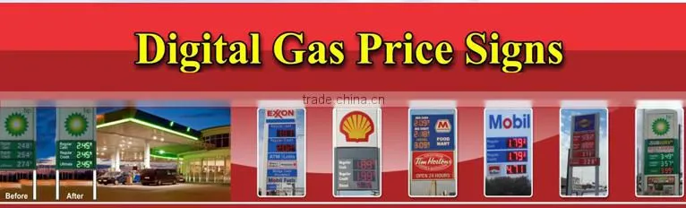 Red Led Gas Price Sign