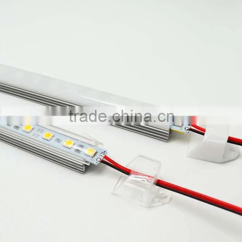 Waterproof Frost Cover Metal Cap DC12V 50cm 5050 SMD 36Leds/50cm Led Rigid Bars Strip light Bulbs Aluminum Slot