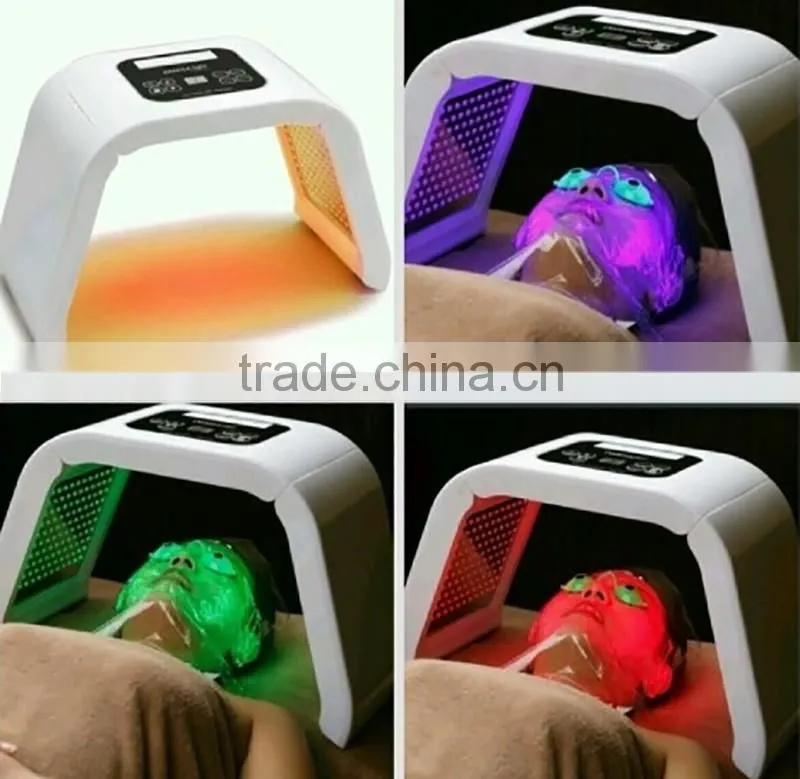 2016 portable pdt led photon light therapy facial rejuvenation acne removal beauty care machine for Salon use