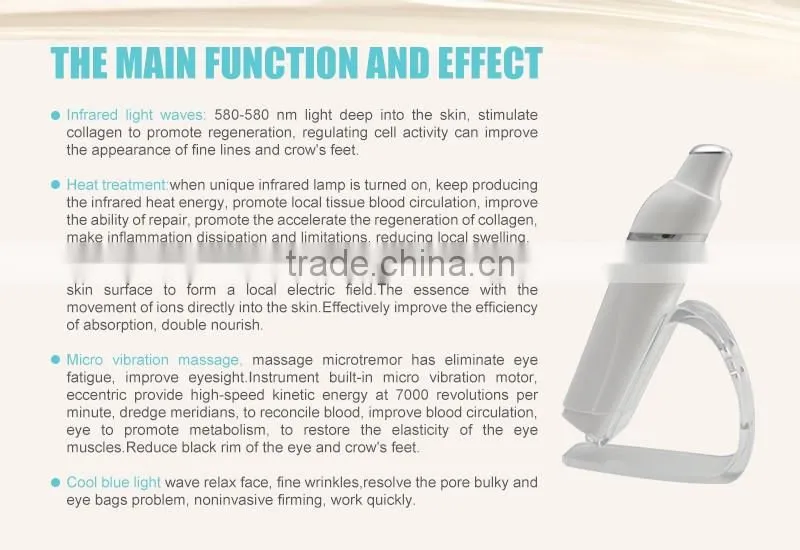 2016 wholesale anti puffiness of eyes relaxing eye massage machine