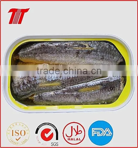 Canned Seafoods Chinese Canned Sardines