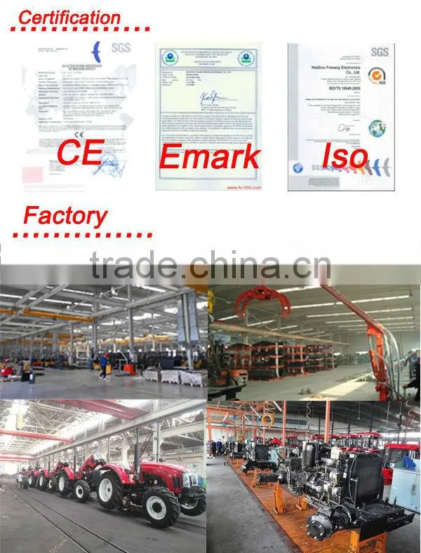 hot sale 80hp tractor with front end loader with CE