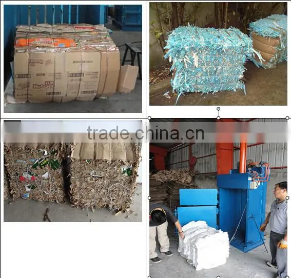 cardboard baling press machine/used clothing baling machine/cardboard baler machine