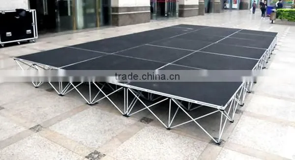 2017 New size portable stage with steps stairs from Sgaier
