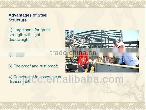 steel structural steel frame workshop