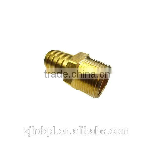 british taper outer-tbread cone sealing water pipe connector/high quality brass pipe connecror