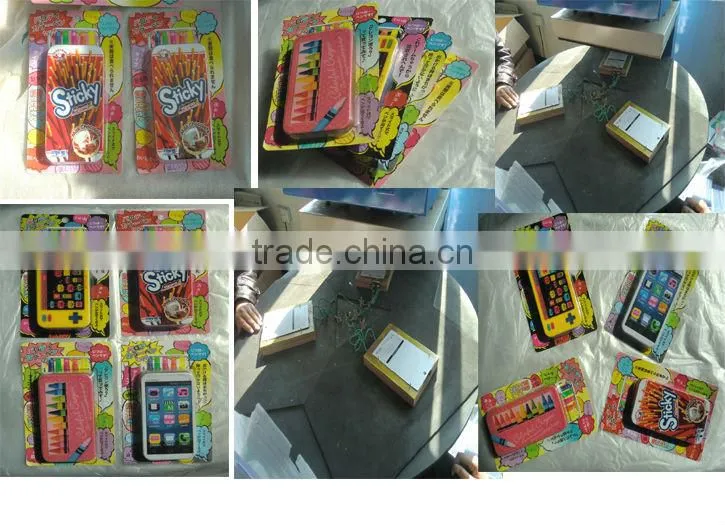 5 in 1 Iphone shaped special ball pen with chalk markers/fluorescent pen/2 in 1 pen set