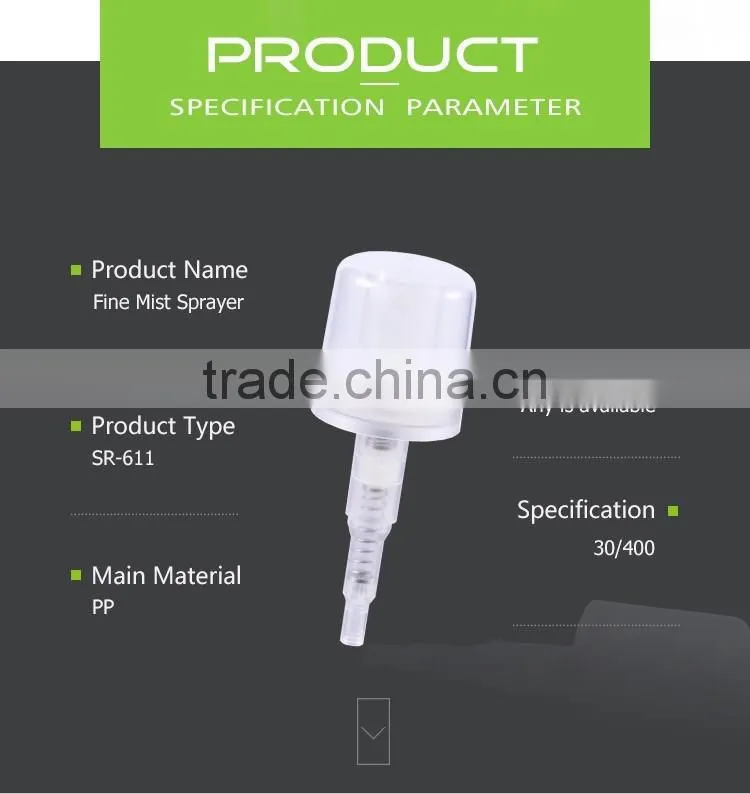 china custom high quality different size best price 0.5cc 30/400 sprayer
