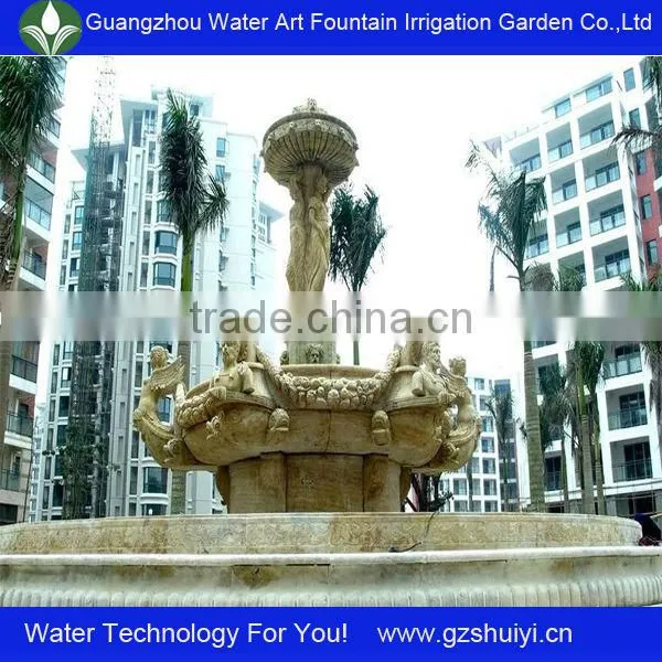 pictures of sculpture water fountain for garden