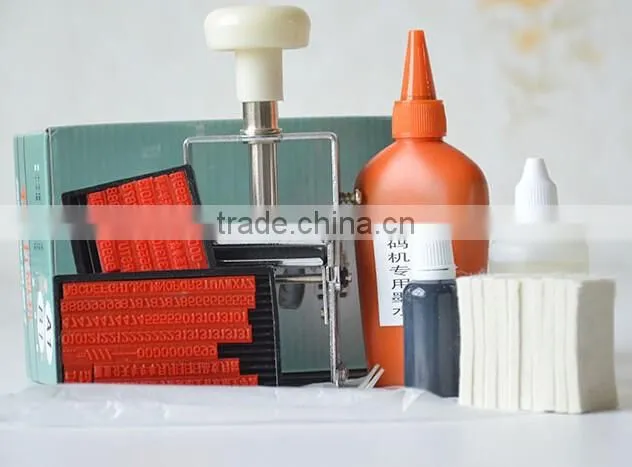 portable small manual code printer machine