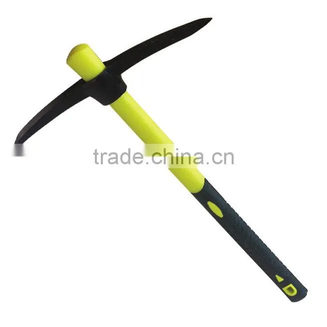 pp coated 65% pickaxe with fiberglass handle