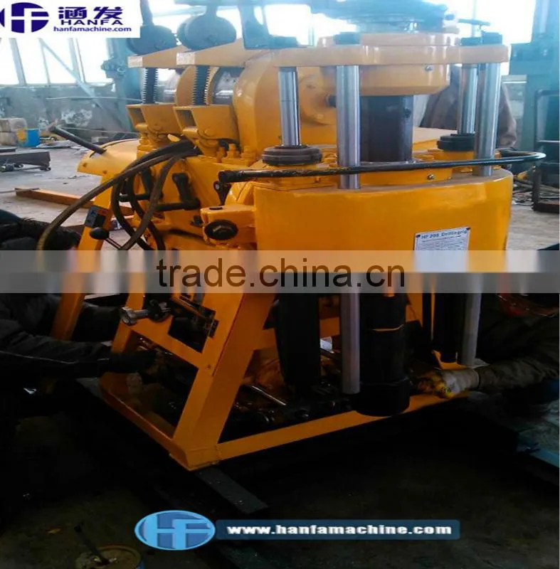 Trailor type water well drilling machine HF-200