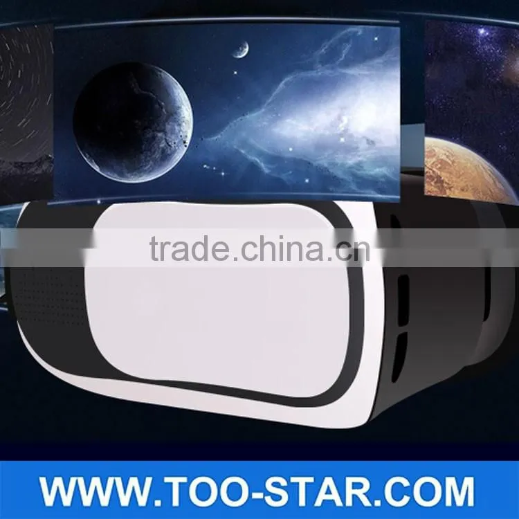 The New Designed Virtual Reality High-definition screens 3D Video Glasses Box Helmet for Movies