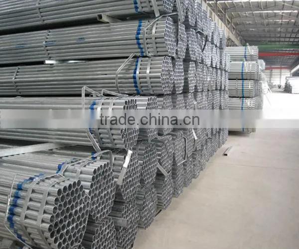 ZINC COATED CONSTRUCTION PIPE /STEEL PIPE/ TUBE