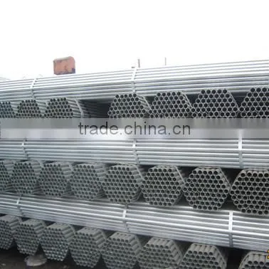 pre galvanized hollow section 1.2" round gi pipe