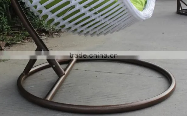 Fashionable Outdoor Furniture garden White Round Swing Chair