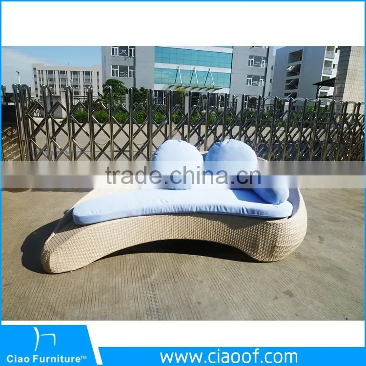 Good Quality Hot Sale Wholesale Outdoor Furniture Leisure Daybed