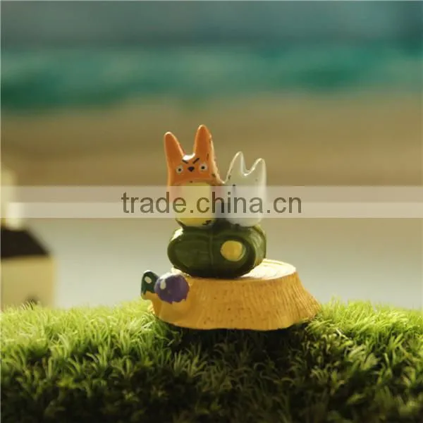 Strange small decoration, moss micro landscape ornaments, Hayao miyazaki little totoro doll