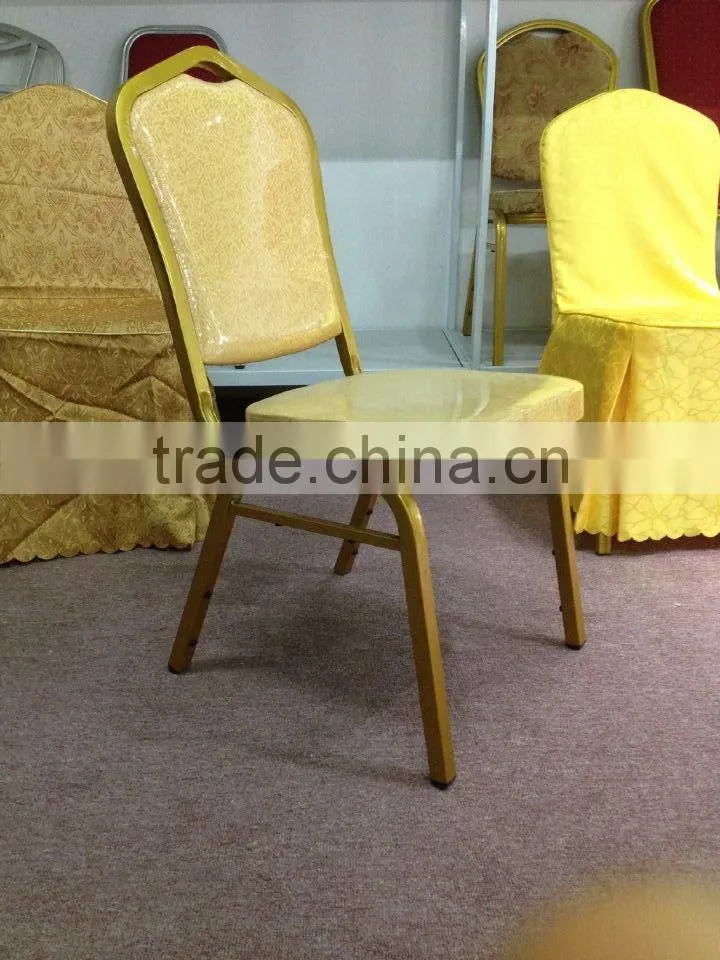 Popular Wedding Event Stackable Chair stainless steel legs dining chair