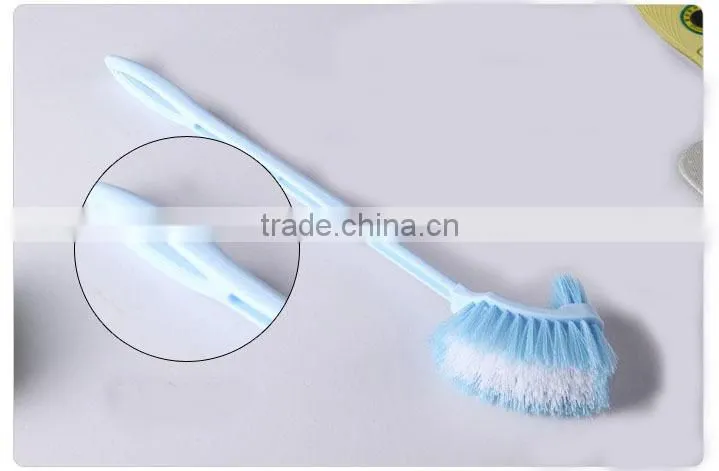 J441 toilet brush with long handle,plastic toilet brush