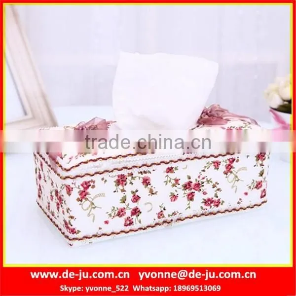 Cotton Polyester Fabric Napkin Box