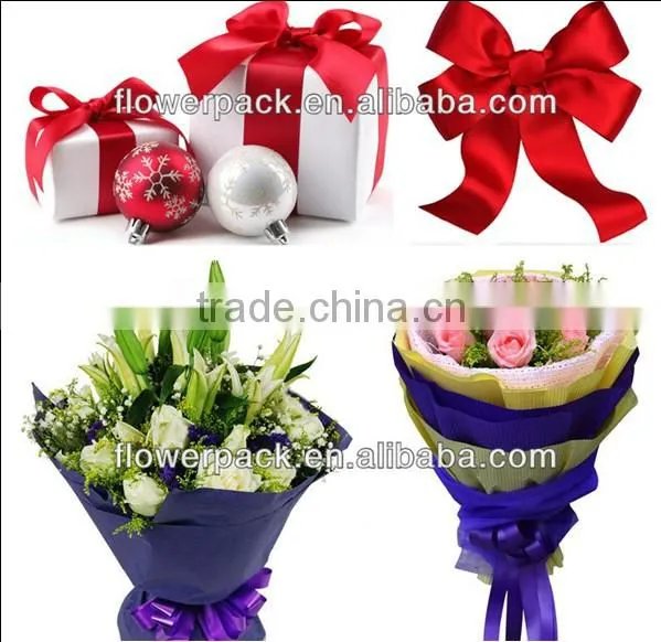 Paper Plastic Core Packing Poly Satin Ribbon