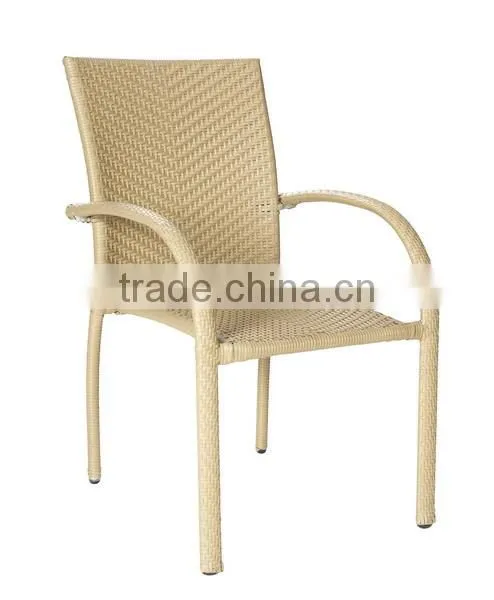 PE rattan coffee table and chair set