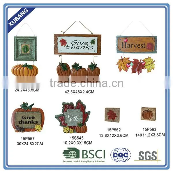 autumn Poly resin TABLE TOP WITH MAPLE LEAVE home decor