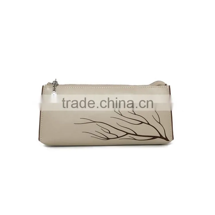 Lady Genuine Leather Hand Bag Cosmetic Bag with Stampa Wholesale