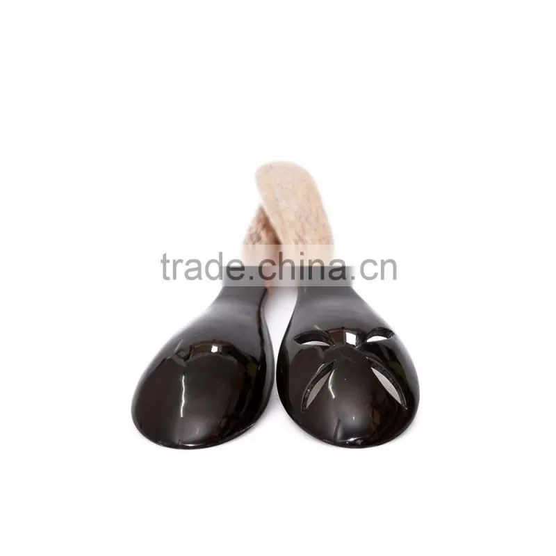 Natural horn spoon, high quality water buffalo Horn spoon