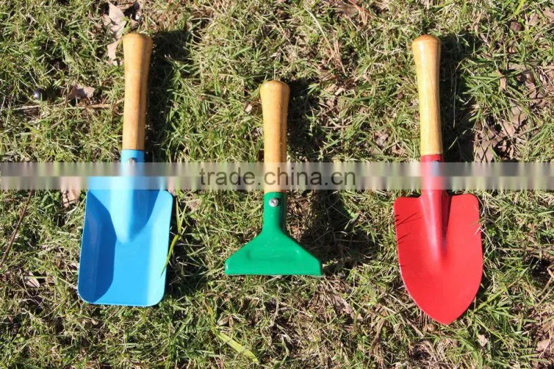 welcome BADI wooden handle mini kids garden tool set