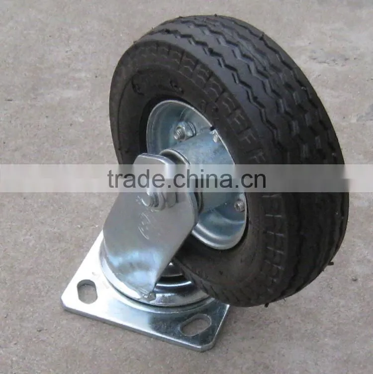 high quality 6" pu caster wheel for plant tool cart