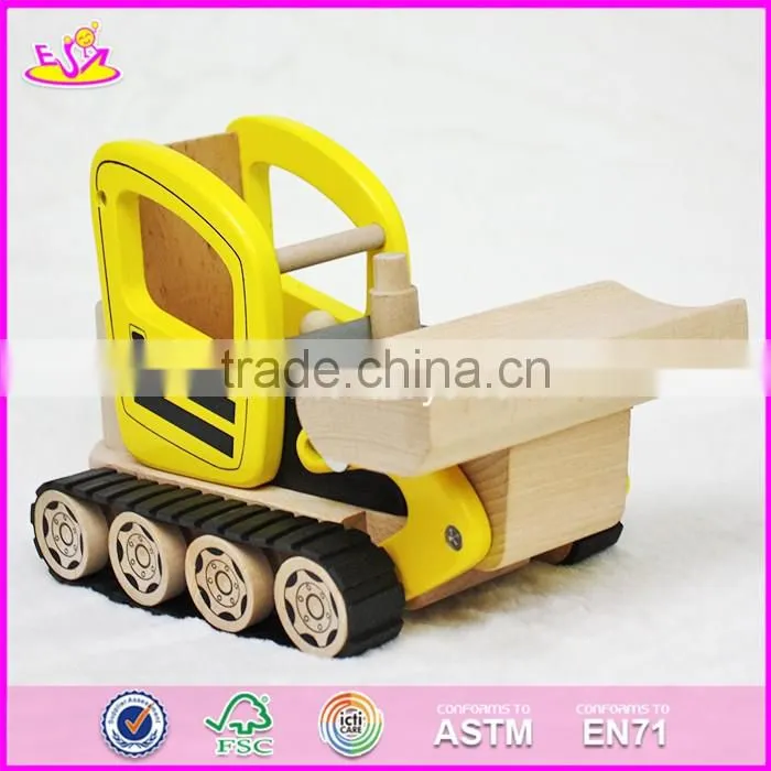 2017 New design toddlers loading blocks kids wooden toy trucks W04A336