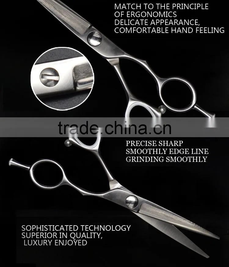 XP-60V QJ159 baber scissors with damascus layer steel hair cutting scissors