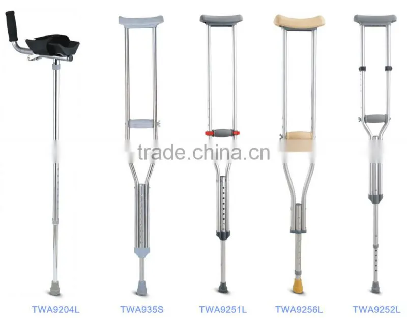 First Aid Aluminum Crutches Walking Aids / Muletas de Primeros Auxilios