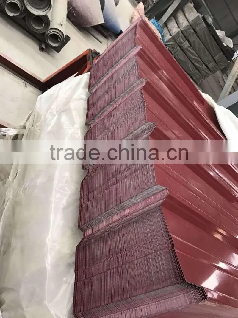 Color Corrugated Roofing Sheet Ghana Market in stock