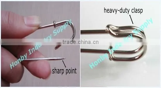 50mm Kilt Brooch Metal Safety Pin