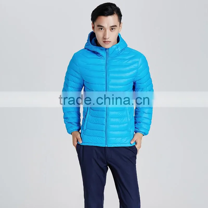 men customized duck down jacket for winter