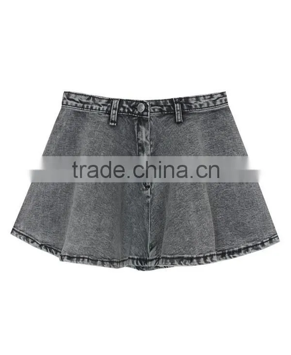 Garment factory new arrival short sexy jeans skirt