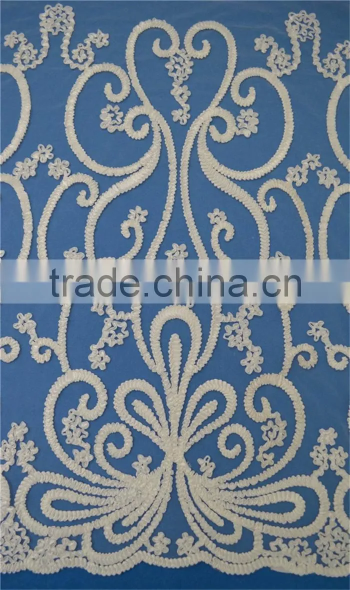 Hot sale factory direct price cheap discount embroidery tulle lace fabric