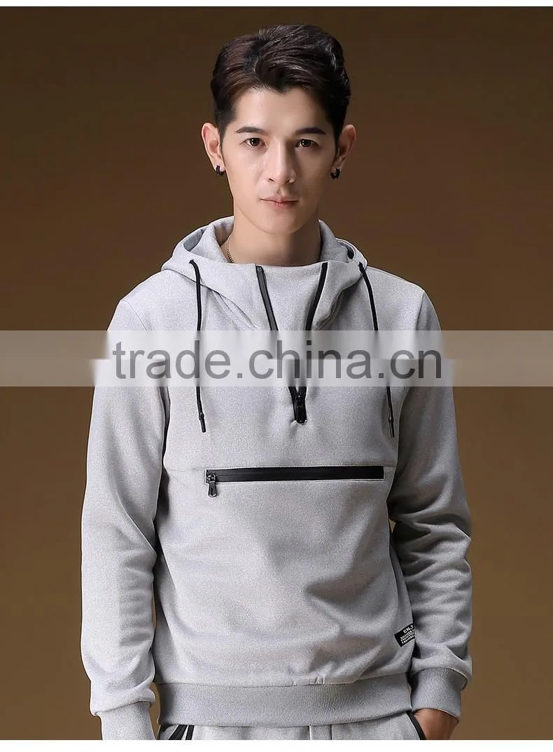 Promotion Hot Sale Polyester Korean Silk Hoodies for Men China Wholesale Plain Custom Print XN-PS16009