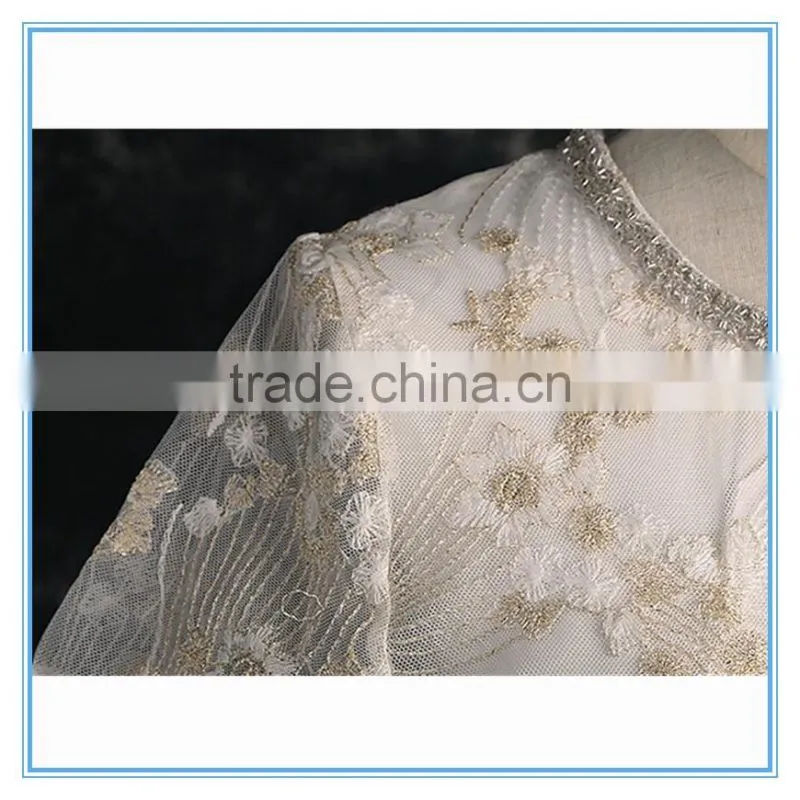 Lady New Model Fashion Lace Embroidery Dress Short Frock Dress