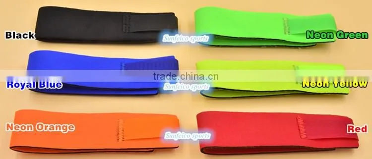 Neon Green Timing Chip Bands for Racing Athletes - Running Neoprene Hook and Look Strap Waterproofs - Ebay/Amozn Supplier