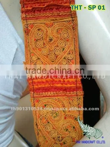 Embroidered HMONG Hill Tribe Tote Handmade Hand Bag