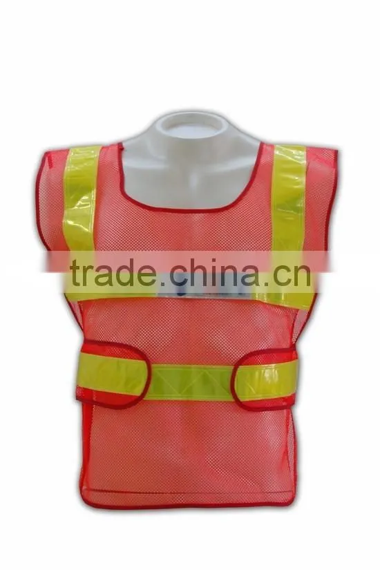 China manufactory high quality dry fit mesh safety reflective work vest