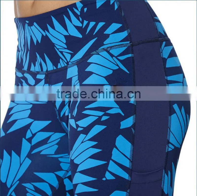 Hot Sale Womens Fitness Capris Colored Tights Custom Print Yoga Pants