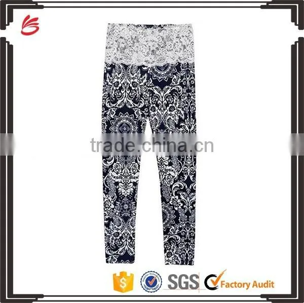 Full sublimation print capri yoga pants women custom your logo