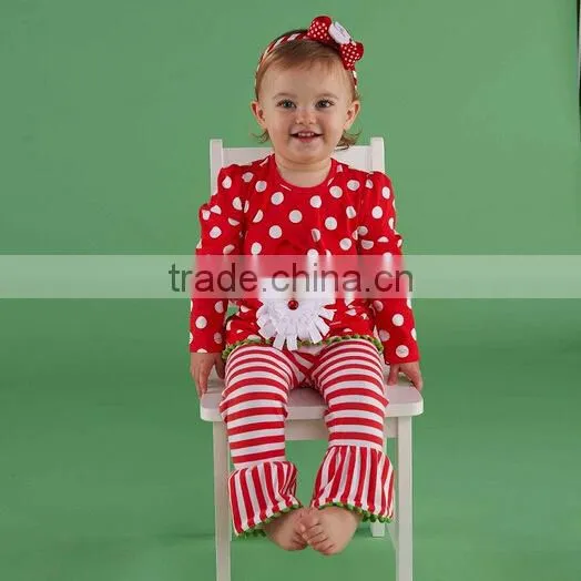 Christmas Snowflake New Year Cheap Newborn Baby Clothing Set